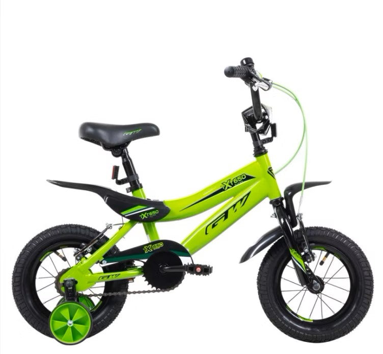 Bicicleta Niño GW 12 Moto TXT 650 Negro/Verde