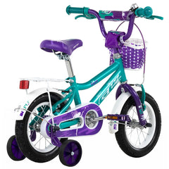 Bicicleta Infantil Niña GW 16P Fairy Aguamarina/Morado Perla