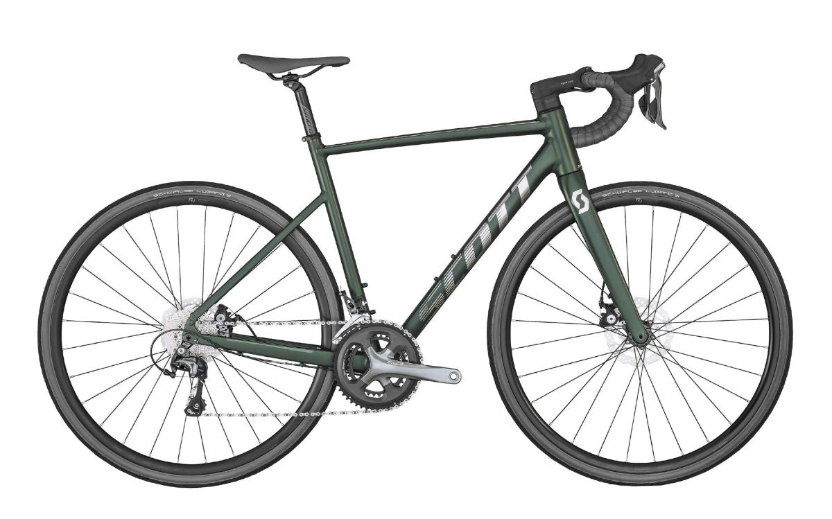 Bicicleta Ruta Scott SpeedSter 20 22-24 Alum 10V VerdeOlivo