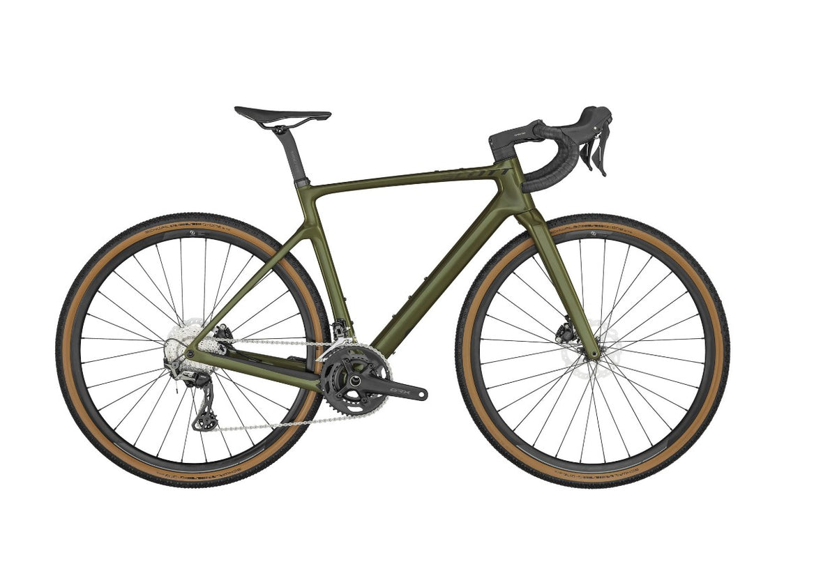 Bicicleta Gravel Scott Addict 30 2023 Carbon 11 Vel Verde Ol