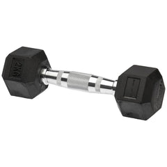 Mancuerna Encauchetada 5Kg (Hexagonal) DR-R-301 Sportfitness