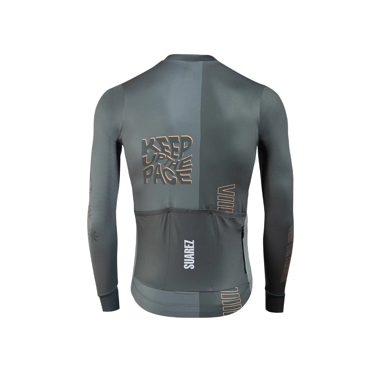 Jersey Ciclismo M/L Hombre Suarez Lock Gray 2.3