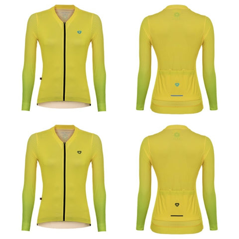 Jersey Ciclismo M/L Mujer GW Dig Neon Fire