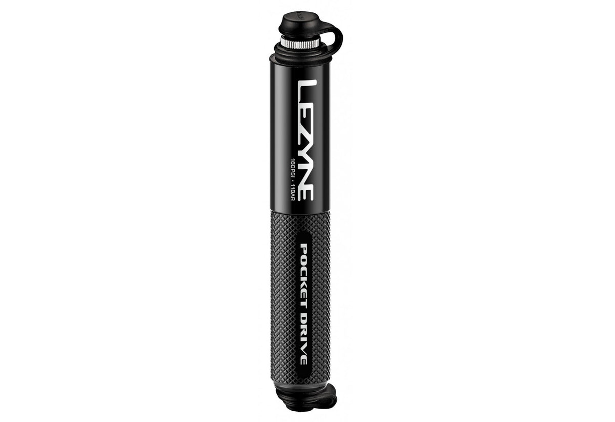 Infladores de Mano Ciclismo Lezyne Pocket Drive Black 160 Ps