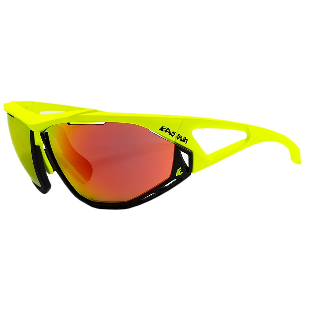 Gafas de Ciclismo Eassun EPIC FLUOR YELLOW - BLK