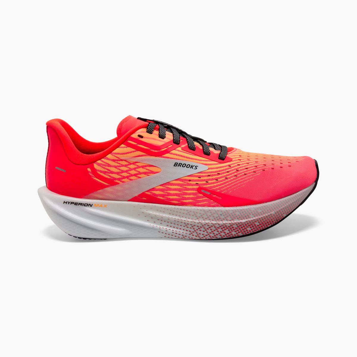 Tenis Brooks Hyperion Max Hombre Naranja