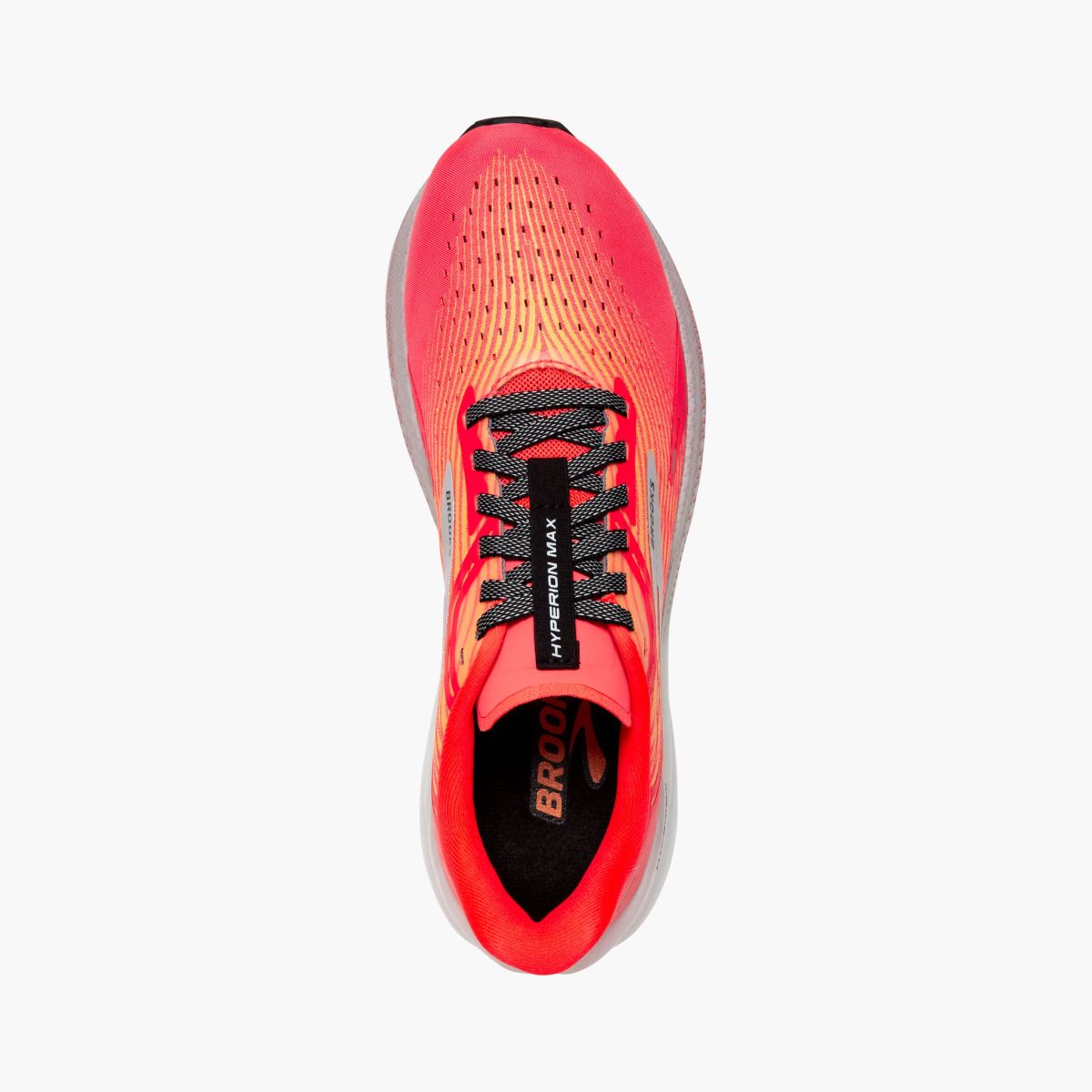 Tenis Brooks Hyperion Max Hombre Naranja