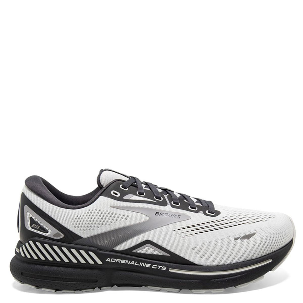 Tenis Brooks Adrenaline GTS 23 Hombre Ostra/Ébano/Aleación