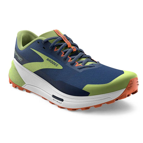 Tenis Brooks Catamount 2 Hombre Azul/Verde