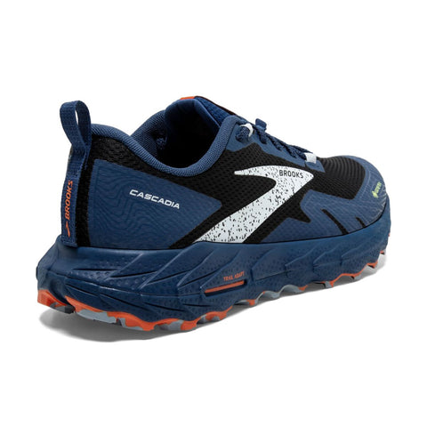 Tenis Brooks Cascadia 17 GTX Hombre Negro/Azul