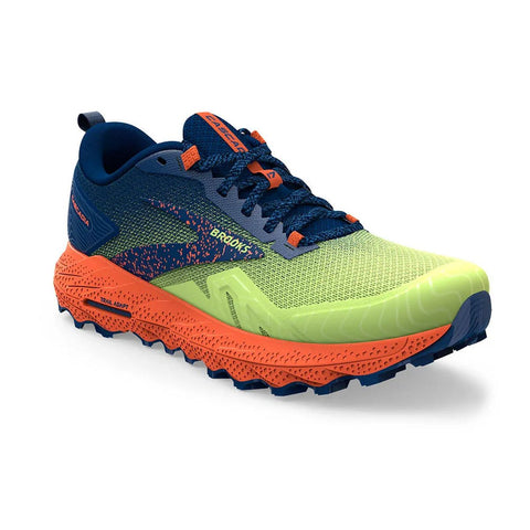 Tenis Brooks Cascadia 17 Hombre Verde/Azul