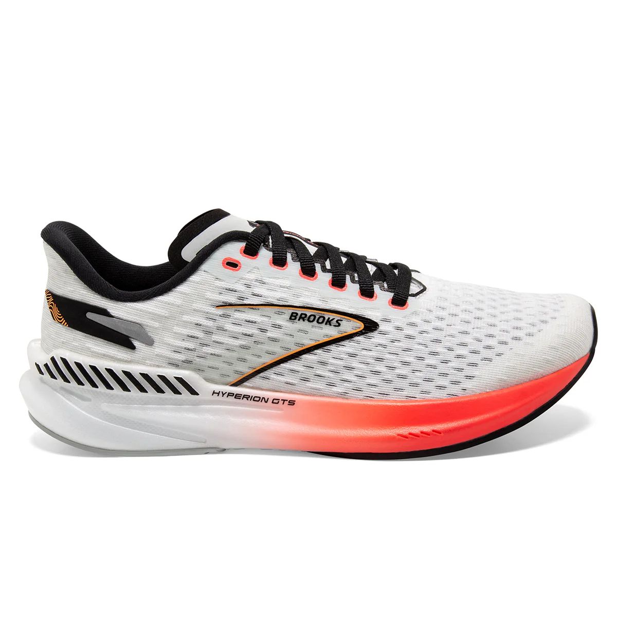 Tenis Brooks Hyperion GTS Hombre Coral/Naranja