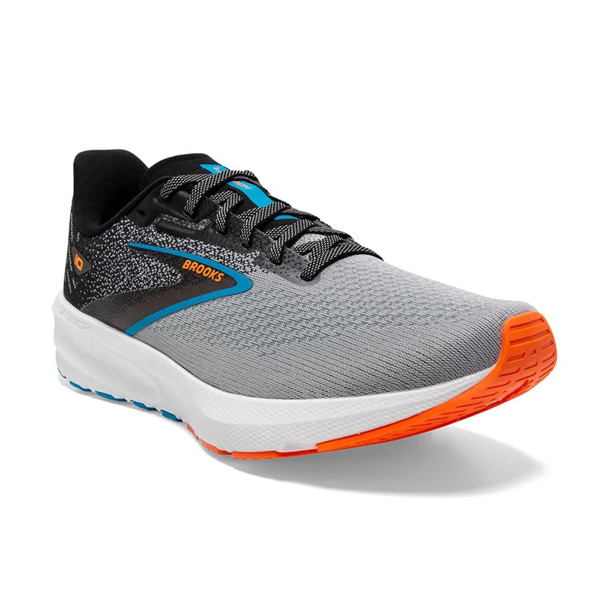 Tenis Brooks Launch 10 Hombre Negro/Gris