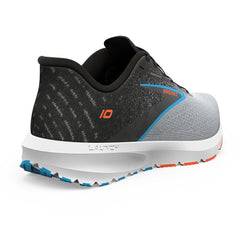 Tenis Brooks Launch 10 Hombre Negro/Gris