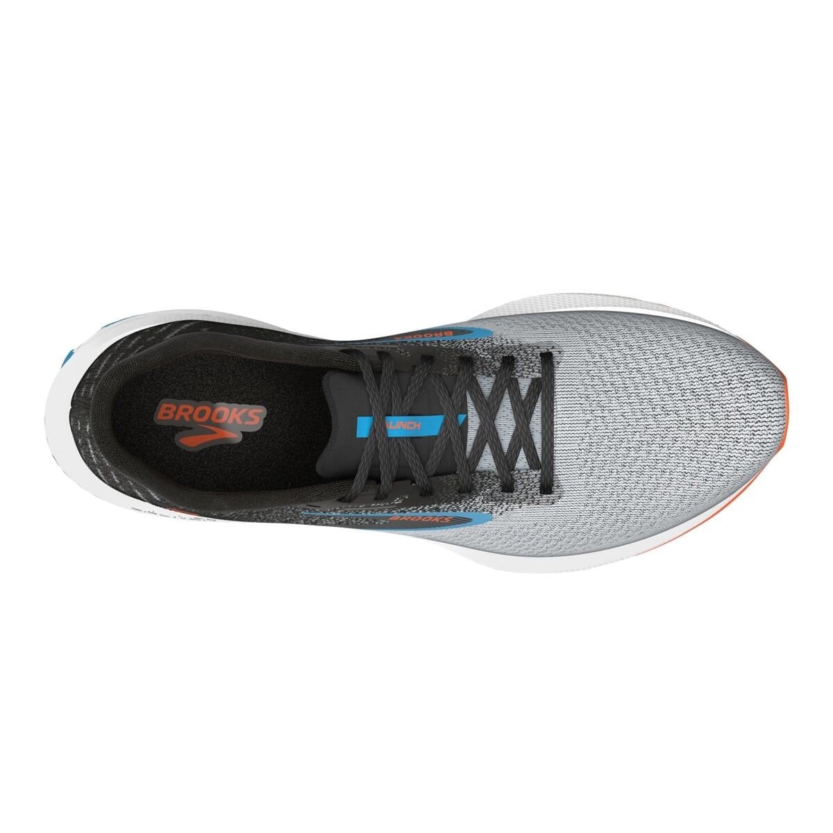 Tenis Brooks Launch 10 Hombre Negro/Gris