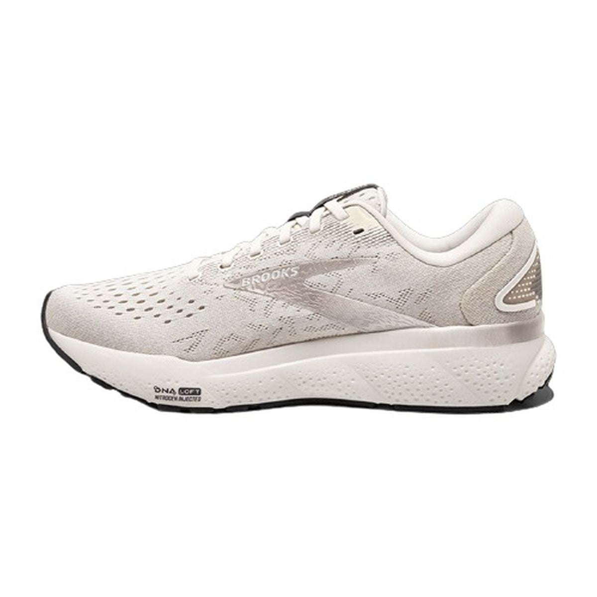 Tenis Brooks Ghost 16 Hombre Gris/Blanco