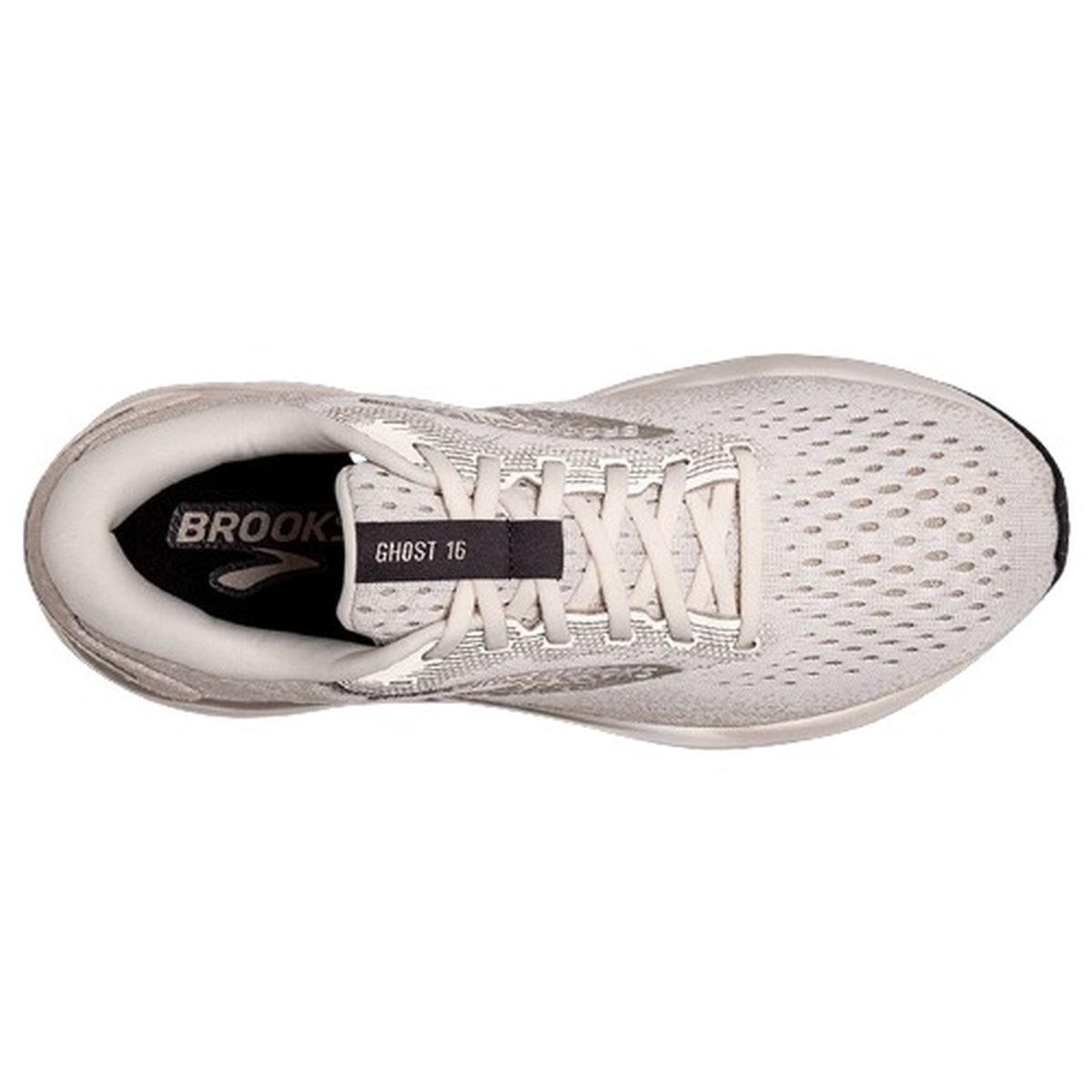 Tenis Brooks Ghost 16 Hombre Gris/Blanco