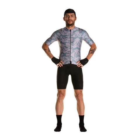 Jersey Ciclismo M/C Safetti Super Slim Hombre Camuffare