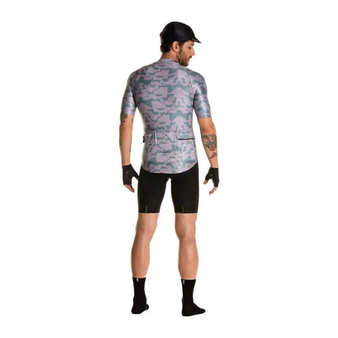 Jersey Ciclismo M/C Safetti Super Slim Hombre Camuffare