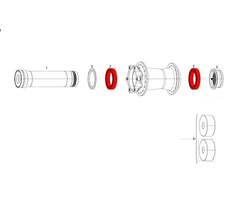 Rodamientos Ruedas Sram Hub RS1 Predictive Steeering