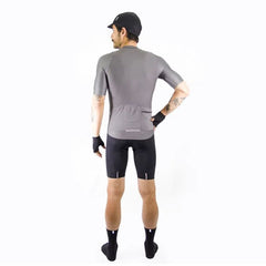 Jersey Ciclismo M/C Safetti Super Slim Hombre Grigio