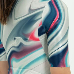 Jersey Ciclismo M/C Safetti Marmorizzato Mujer