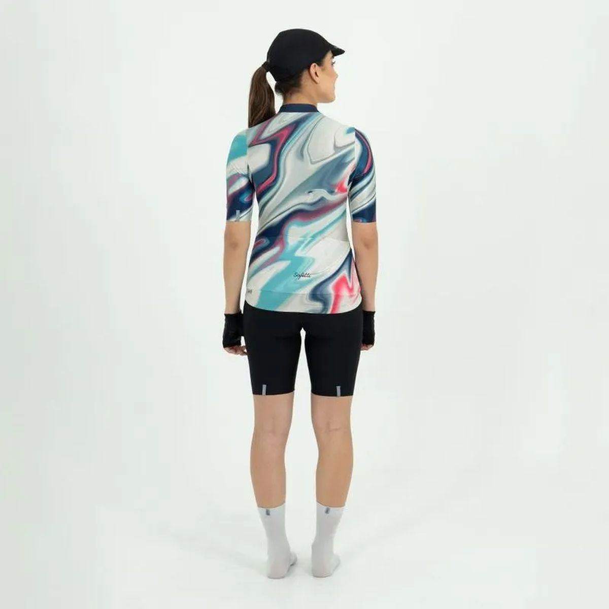 Jersey Ciclismo M/C Safetti Marmorizzato Mujer