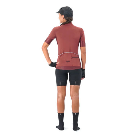 Jersey Ciclismo Saffeti M/C Basic Cocoa Mujer