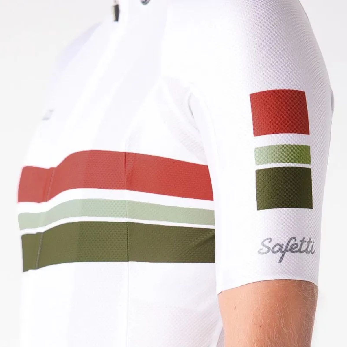 Jersey Ciclismo M/C Safetti Coolness Mujer Olive