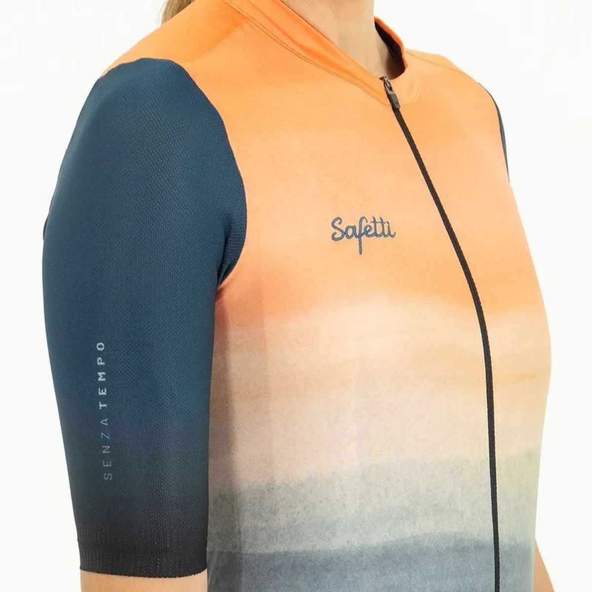 Jersey Ciclismo M/C Safetti Oceanglow Mujer