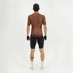 Jersey Ciclismo M/C Safetti Sunsettide Hombre Russet