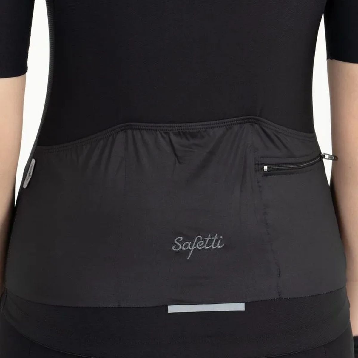 Jersey Ciclismo M/C Safetti Verona Mujer Nero