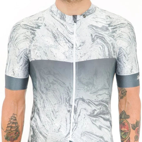 Jersey Ciclismo M/C Safetti Sp Slim Hombre Vincitore Griggio