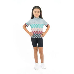 Jersey Ciclismo M/C Safetti Squares Niños