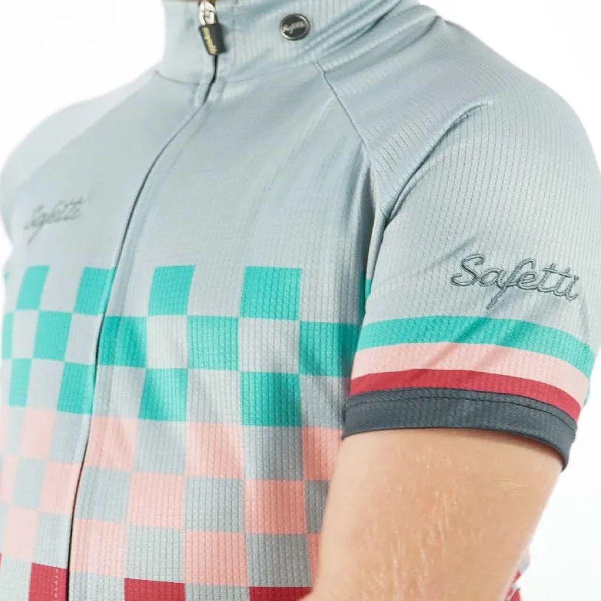 Jersey Ciclismo M/C Safetti Squares Niños