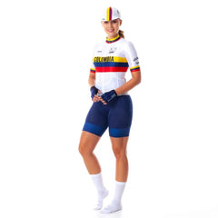 Jersey Ciclismo Safetti M/C Regular Colombia Varta Mujer