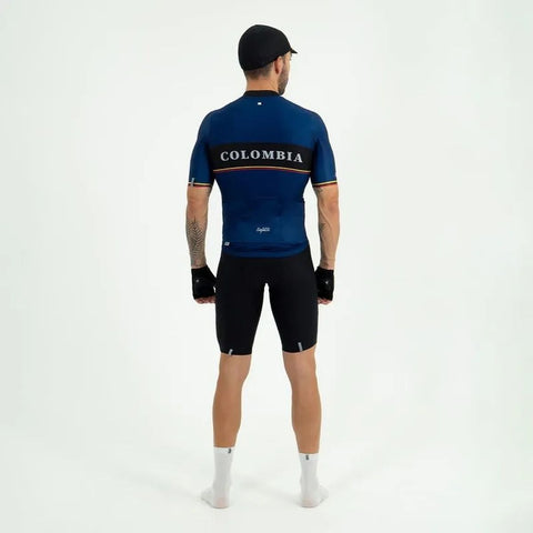 Jersey Ciclismo M/C Safetti Lombardía 2.0 Hombre Blu