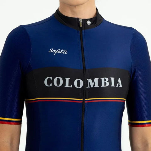 Jersey Ciclismo M/C Safetti Lombardía 2.0 Mujer Blu