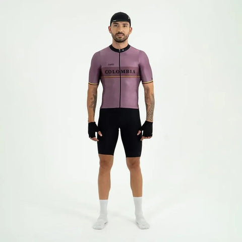 Jersey Ciclismo M/C Safetti Lombardía 2.0 Hombre Vino