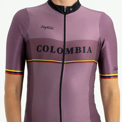 Jersey Ciclismo M/C Safetti Lombardía 2.0 Mujer Vino