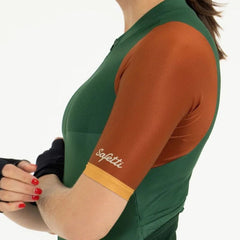 Jersey Ciclismo Safetti M/C Mujer Forest