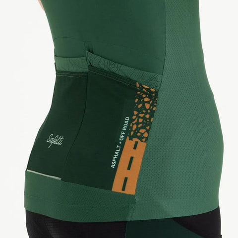 Jersey Ciclismo Safetti M/C Mujer Forest