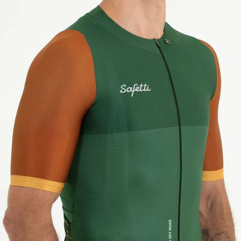 Jersey Ciclismo Safetti M/C Hombre Forest