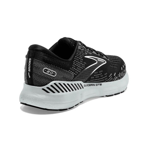 Tenis Brooks Glycerin GTS 20 Mujer Negro/Blanco/Gris