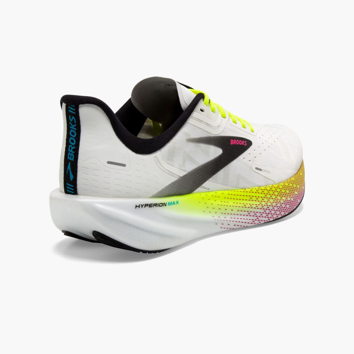 Tenis Brooks Hyperion Max Mujer White/Black/Nightlife