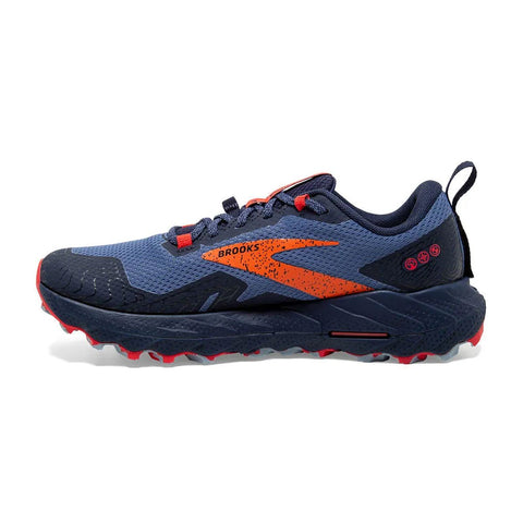 Tenis Brooks Cascadia 17 GTX Mujer Azul/Naranja