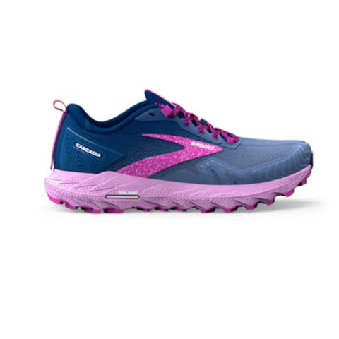 Tenis Brooks Cascadia 17 Mujer Azul/Morado