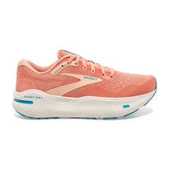 Tenis Brooks Ghost Max Mujer Naranja/Beige