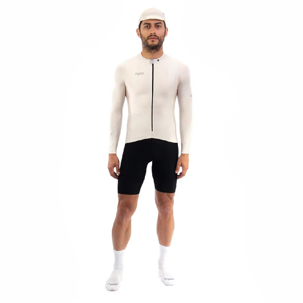 Jersey Ciclismo Safetti Hombre M/L Altezza Beige