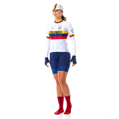 Jersey Ciclismo Safetti M/L Regular Colombia Mujer Varta